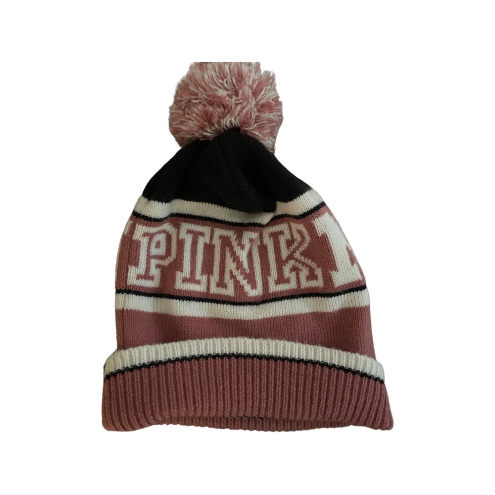 Super cute Pink hat ready for cooler weather excellent condition